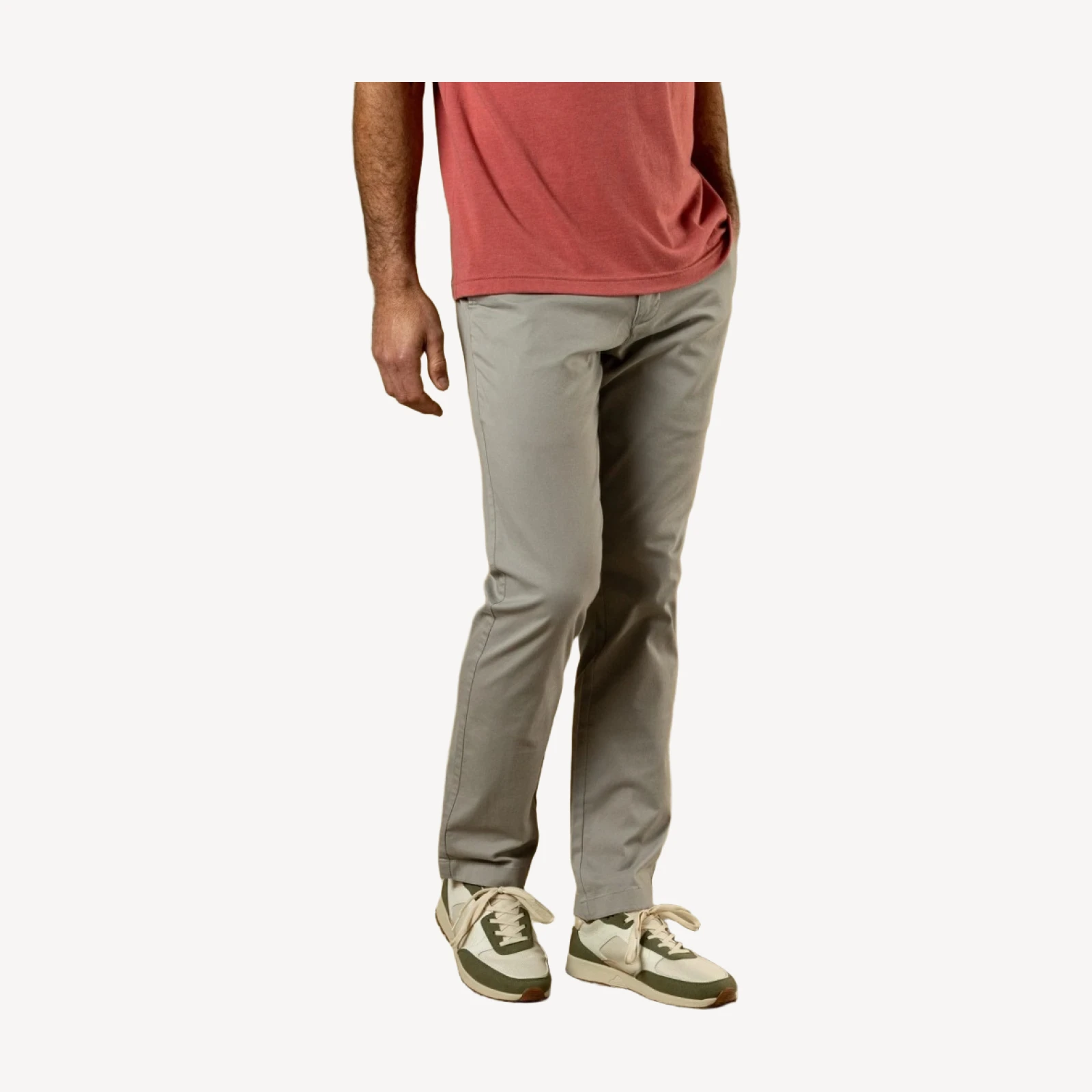 Classic Fit Gold School Chino - Dove Grey