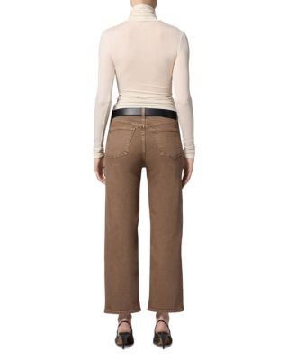 Citizens of Humanity Palma High Rise Straight Jeans in Cocoa