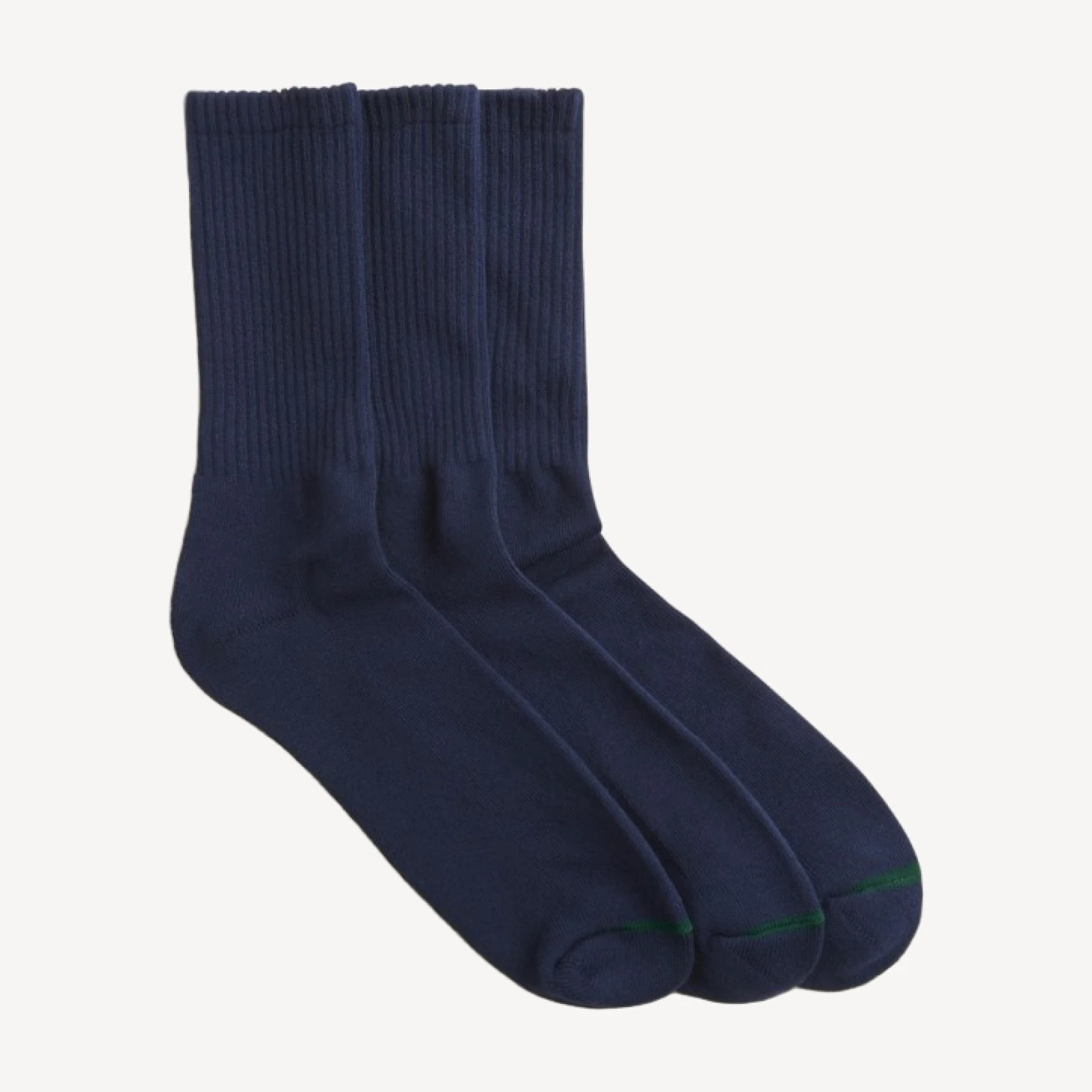 Athletic crew socks with COOLMAX® technology three-pack