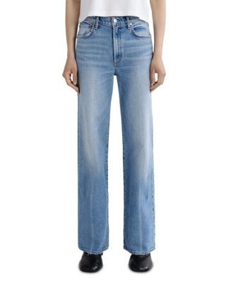 Agolde Harper Mid Rise Straight Jeans in Outlook