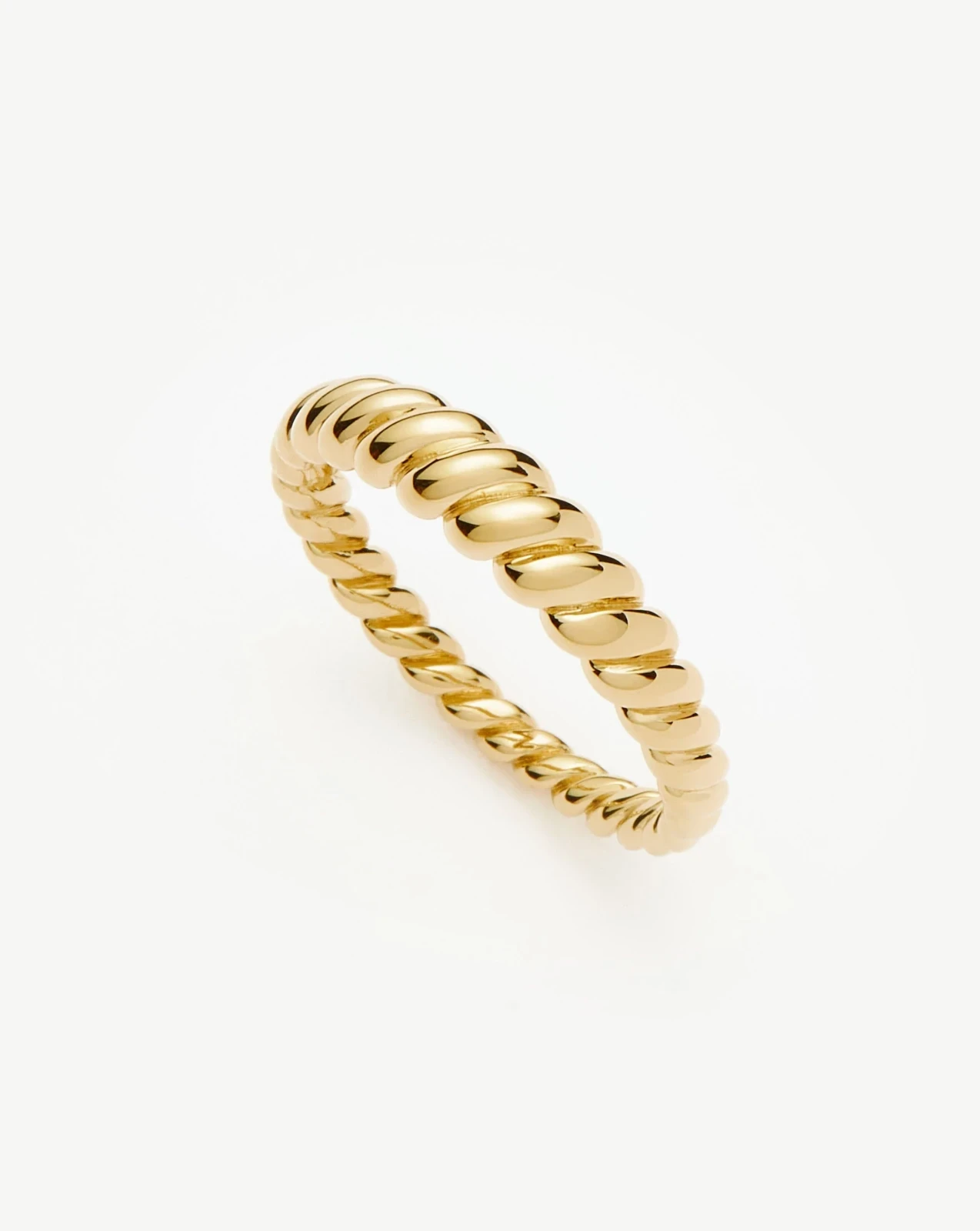 Solid Gold Twisted Classic Ring | 9ct Solid Yellow Gold