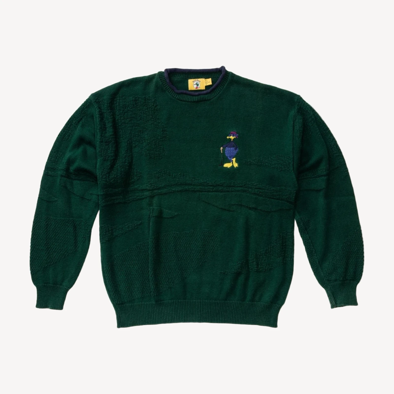 Duck Head Golf Intarsia Rollneck Sweater L - Duck Head Vintage