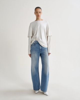 Agolde Low Curve High Rise Tapered Jeans in Venture