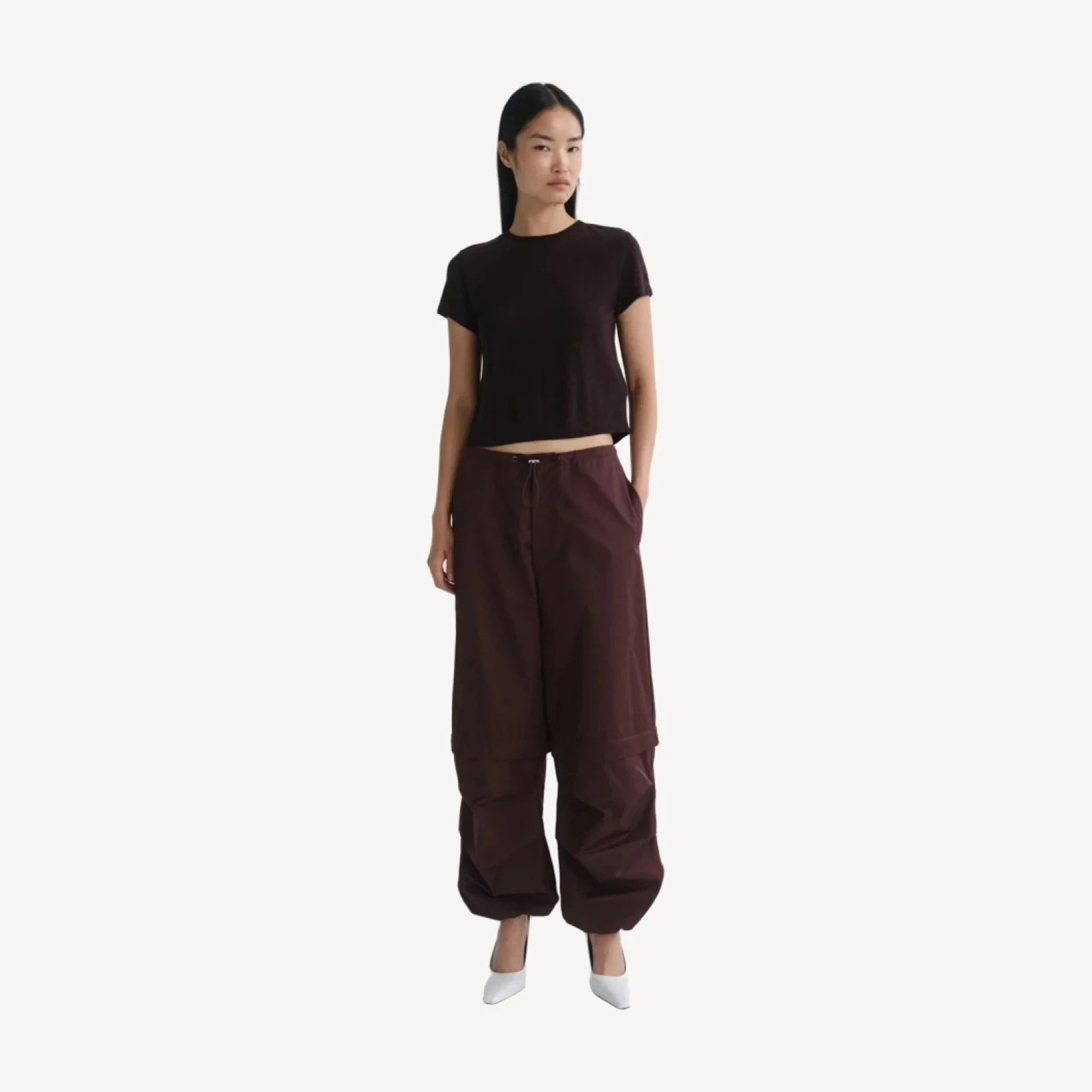 Coulson Parachute Pant in Cordovan
