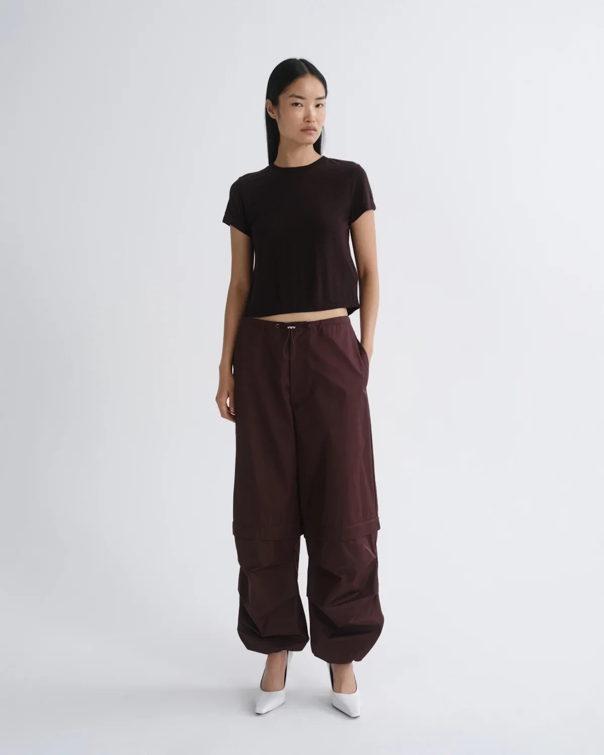 Coulson Parachute Pant in Cordovan