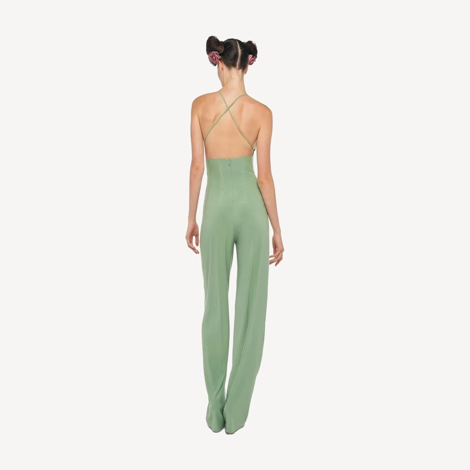 HIGH WAIST TAILORED PLEAT PANT