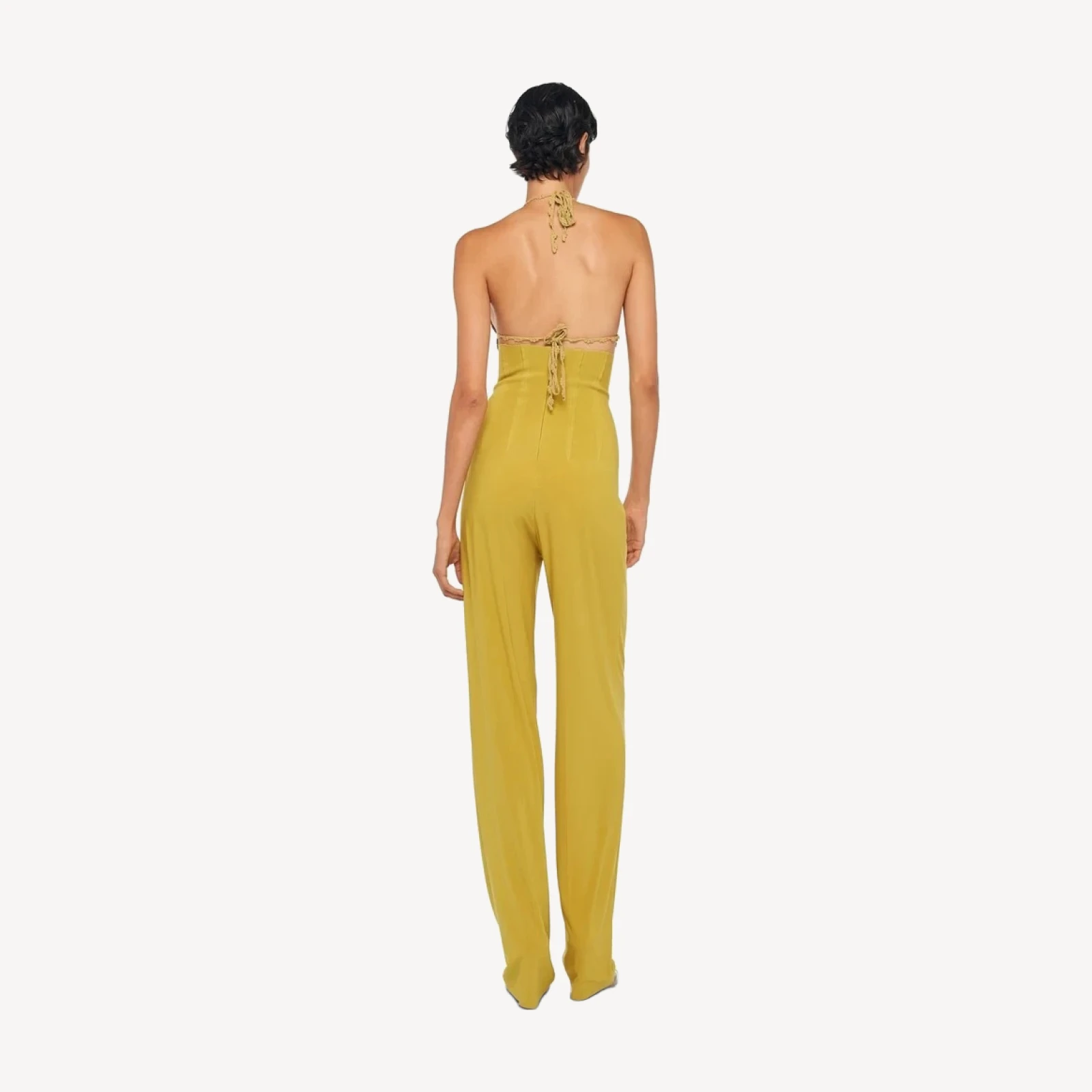 HIGH WAIST TAILORED PLEAT PANT