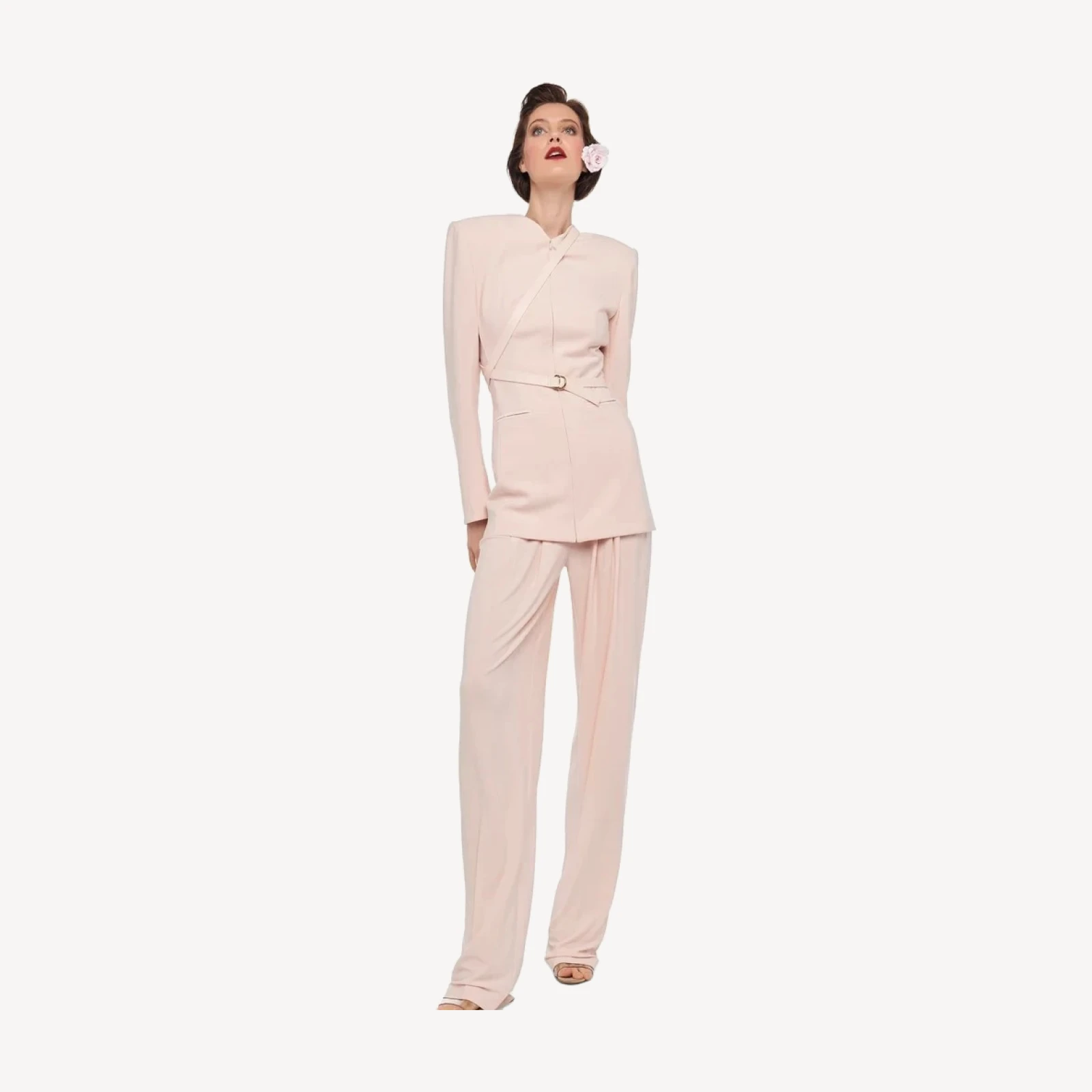 HIGH WAIST TAILORED PLEAT PANT