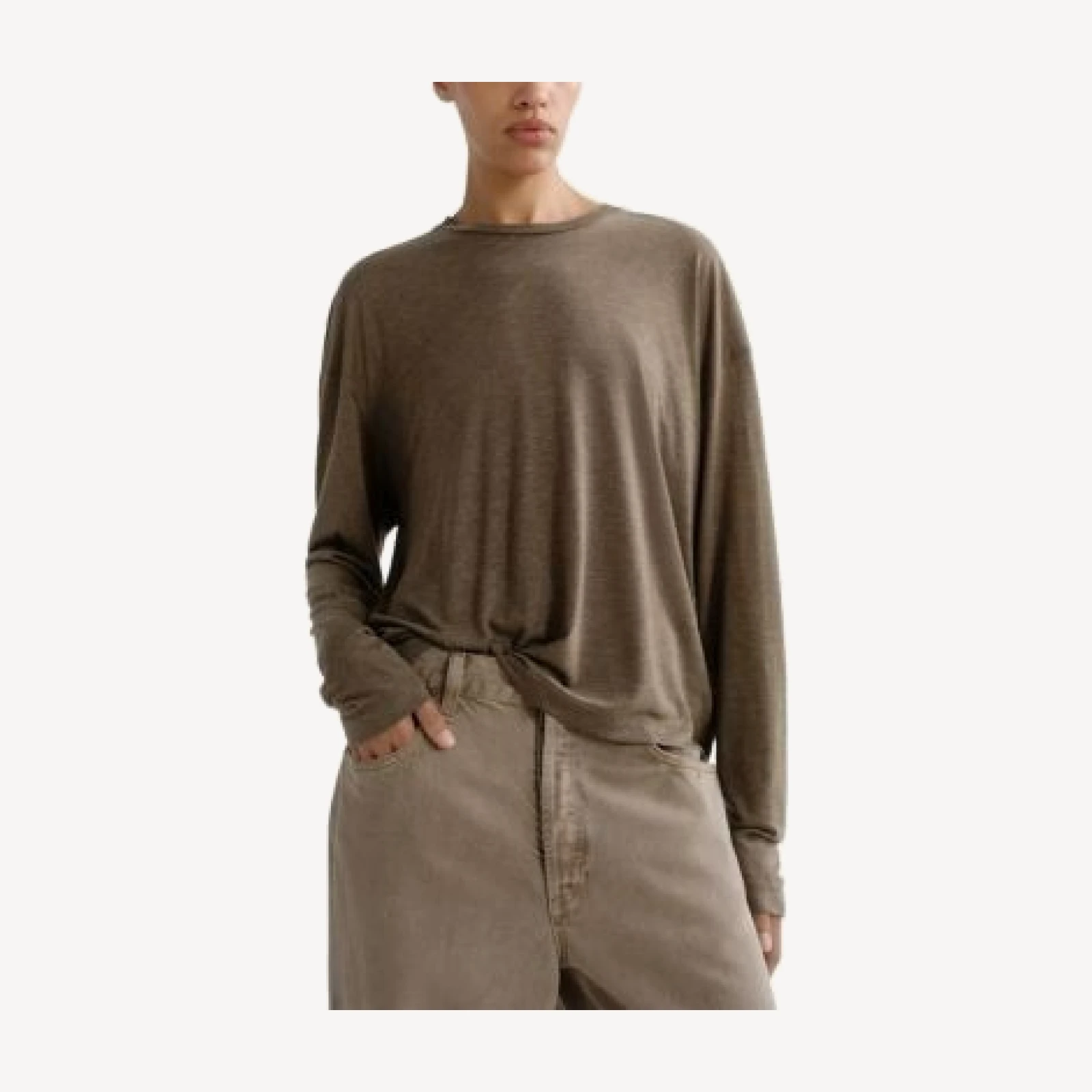 Agolde Sasha Long Sleeve Tee