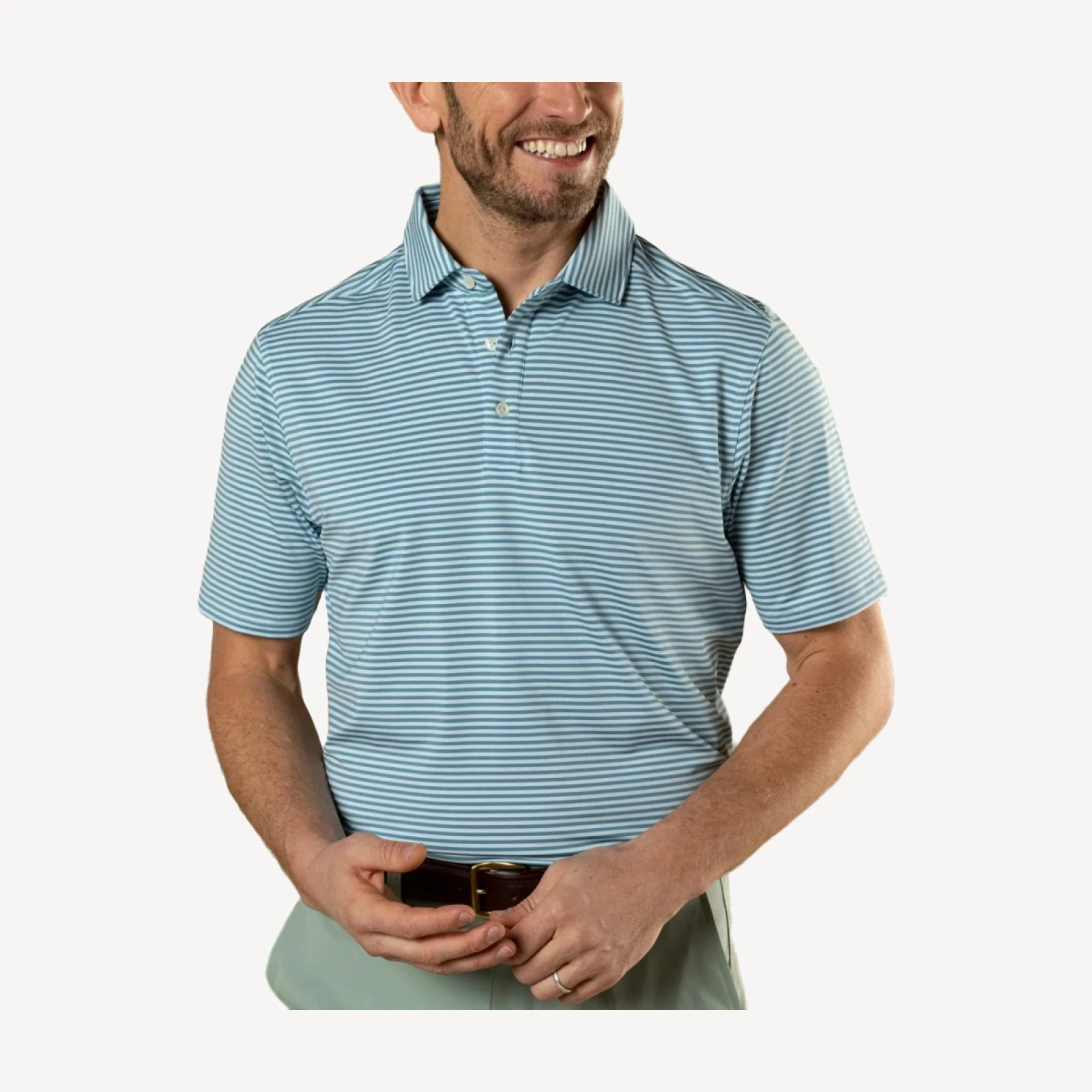 Long Drive Polo - Windor Stripe