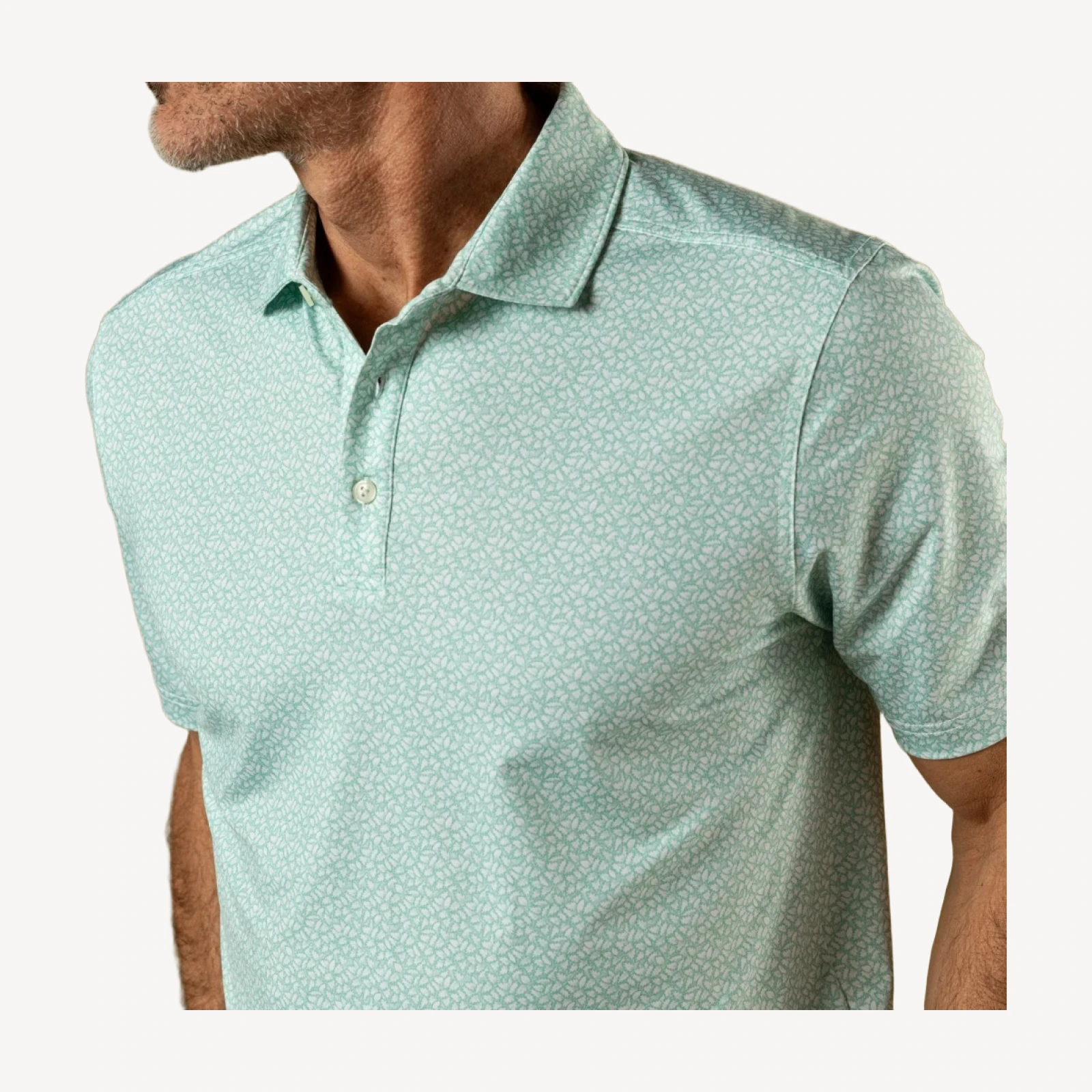 Long Drive Polo - Bay Floral