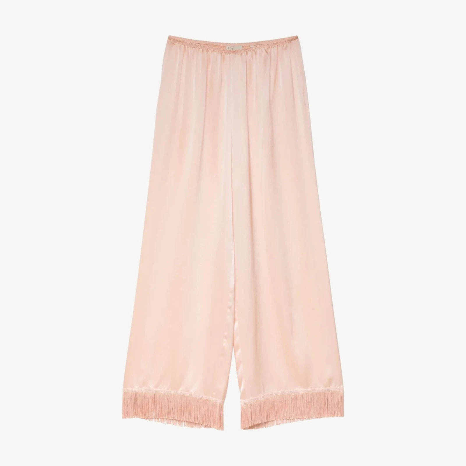 LAVON FRINGE PANT -- PEACH SORBET