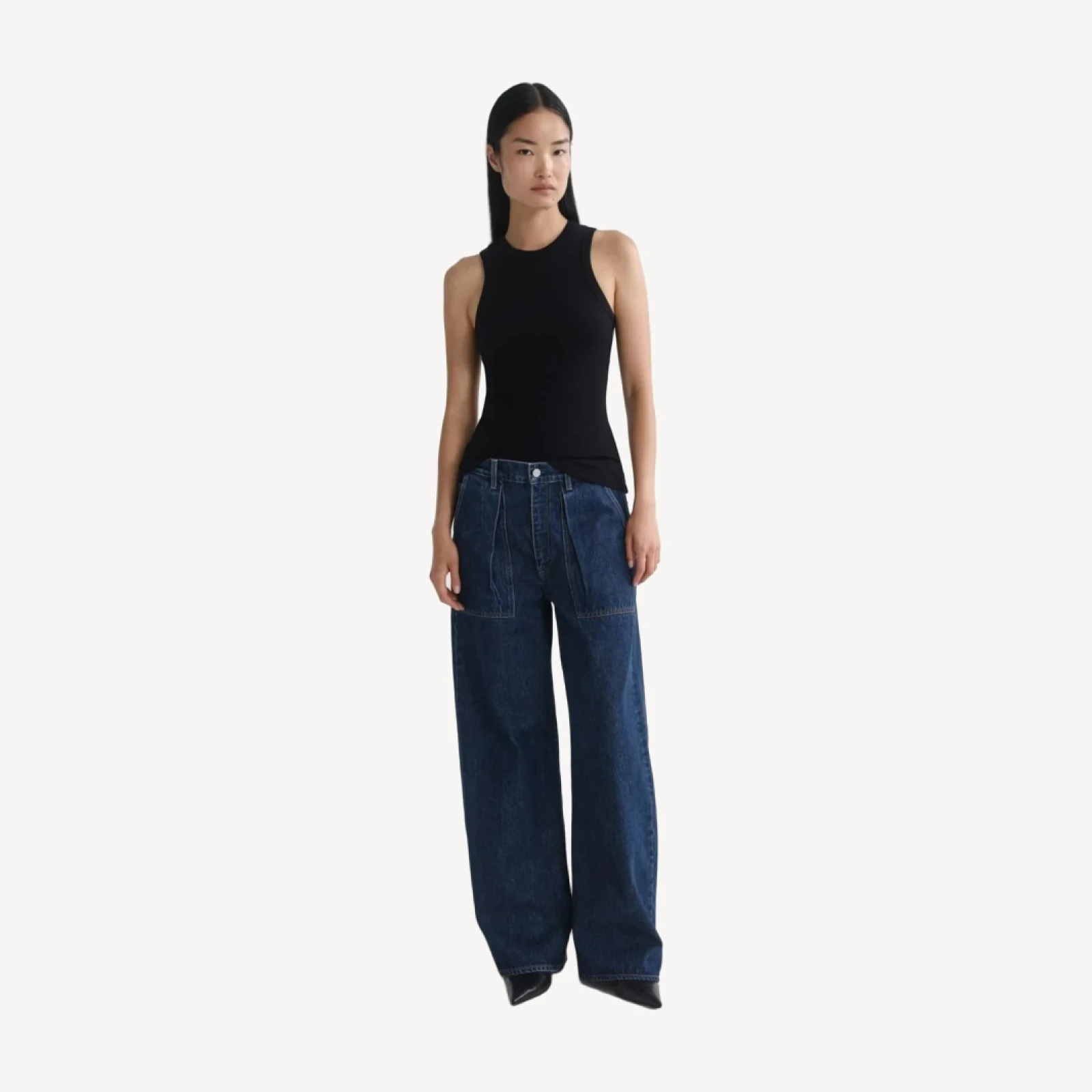 Low Curve Utility Jean Petite 29" in Rank