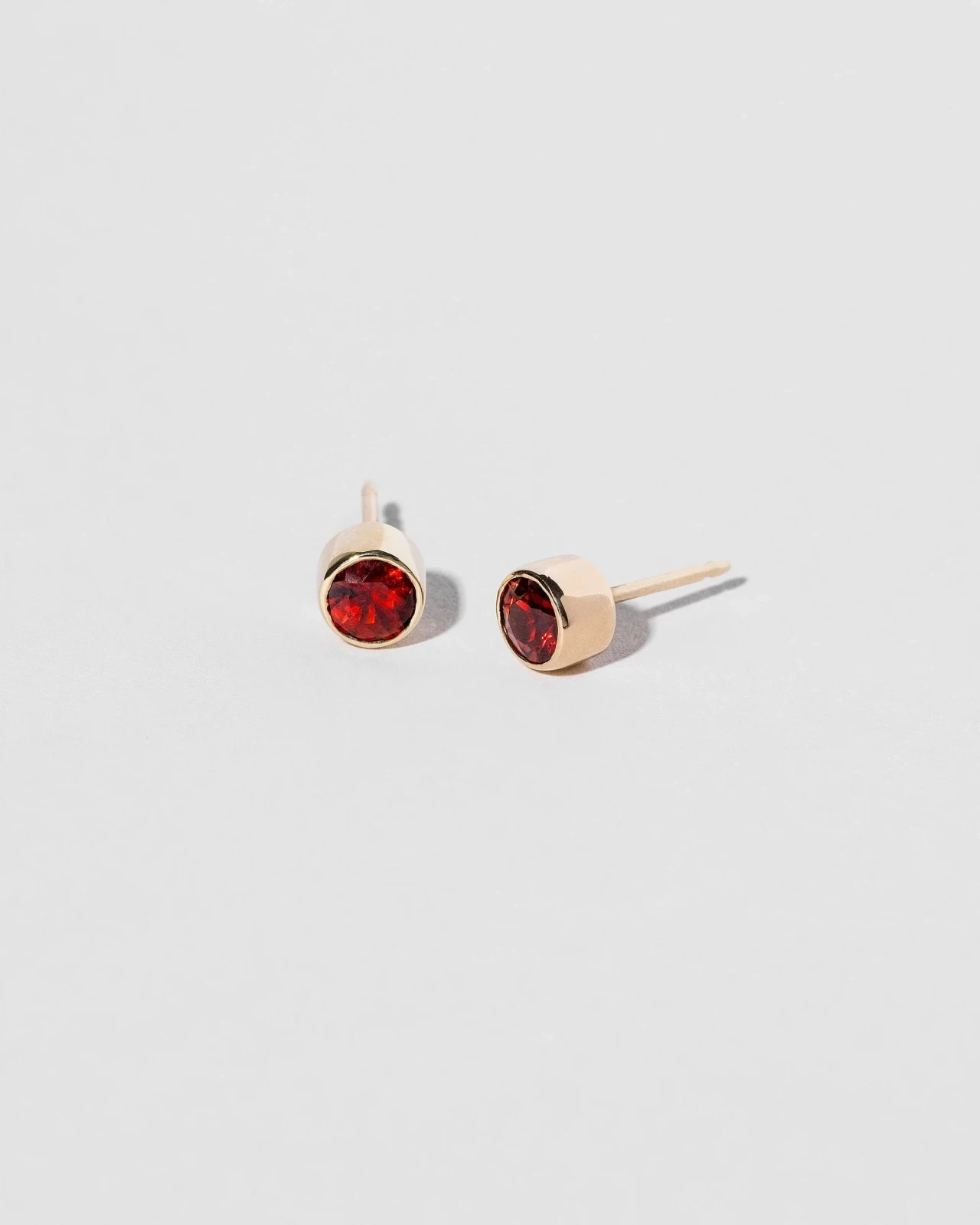 Garnet Stud Earrings