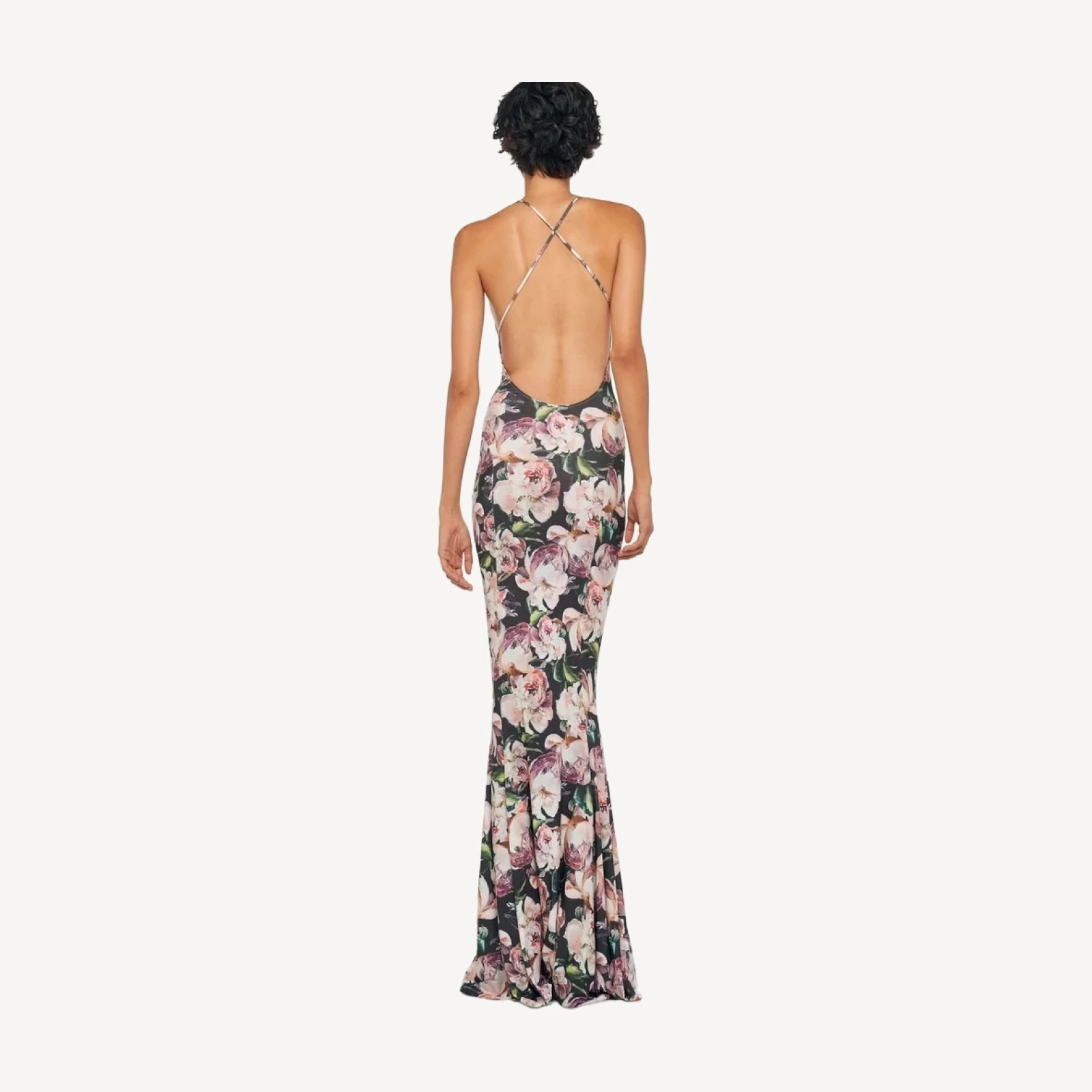 LOW BACK SLIP FISHTAIL GOWN