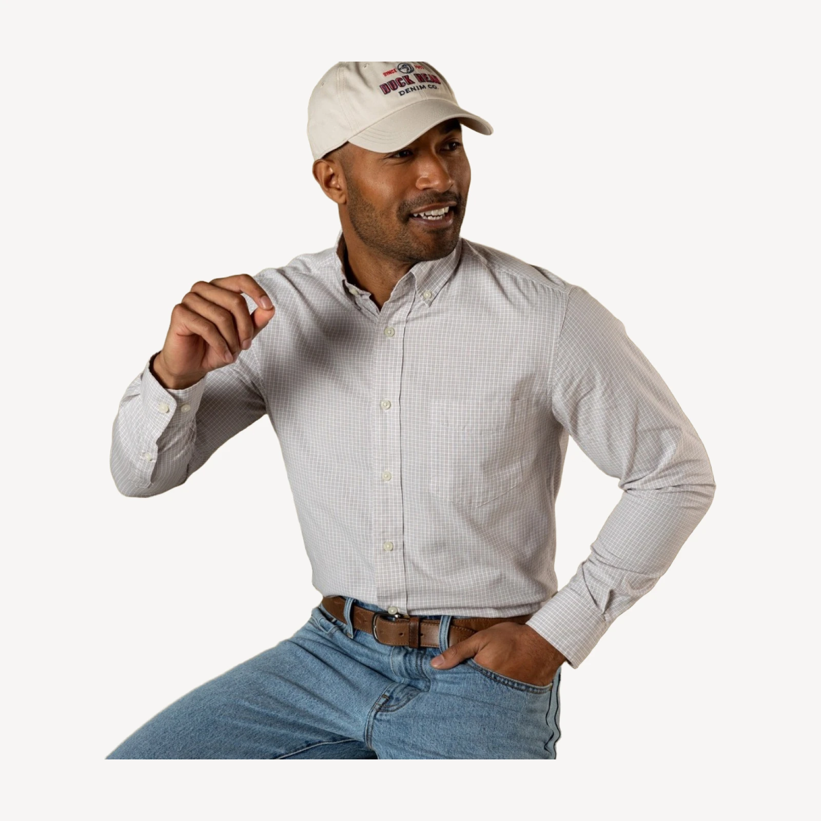 Cotton Cashmere Poplin Sport Shirt - Brook Plaid