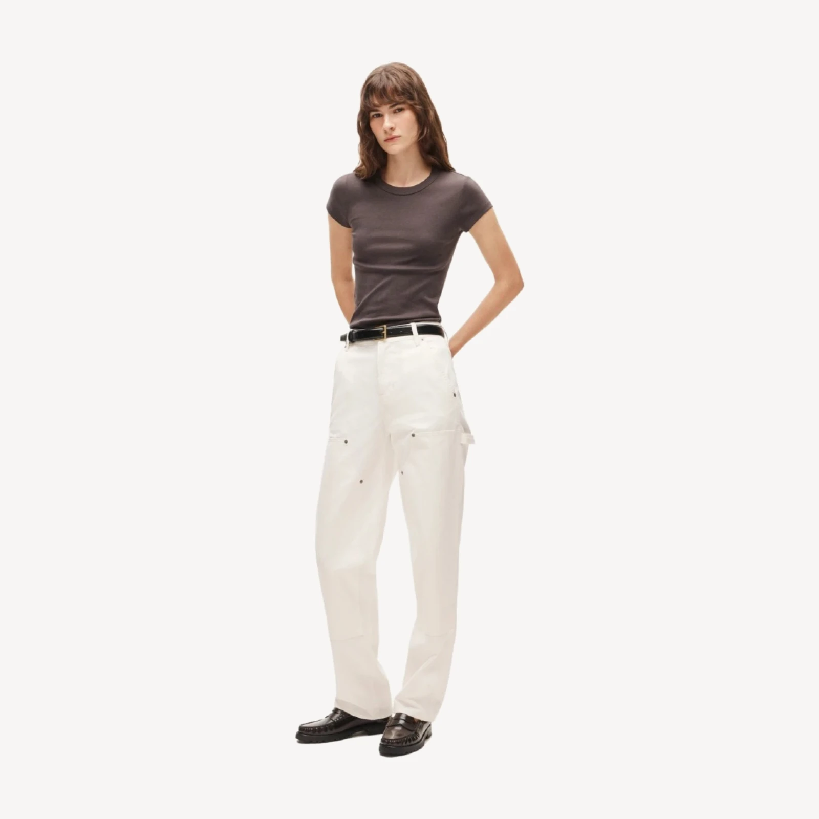 Painter pant in cotton canvas