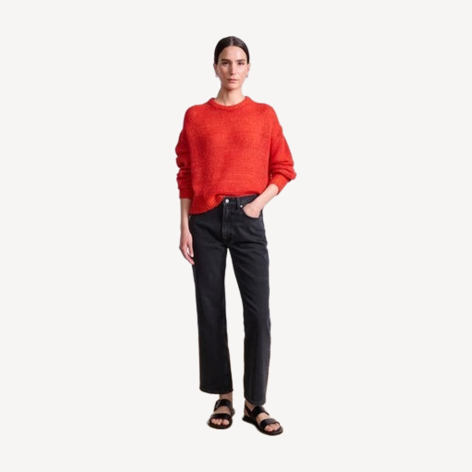 Softest Tissue Weight Sweater Mouline