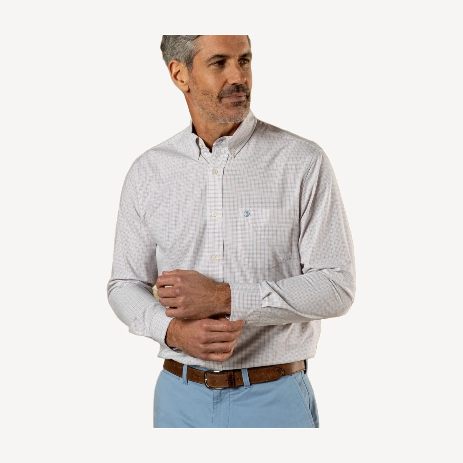Performance Poplin Sport Shirt - Joiner Plaid