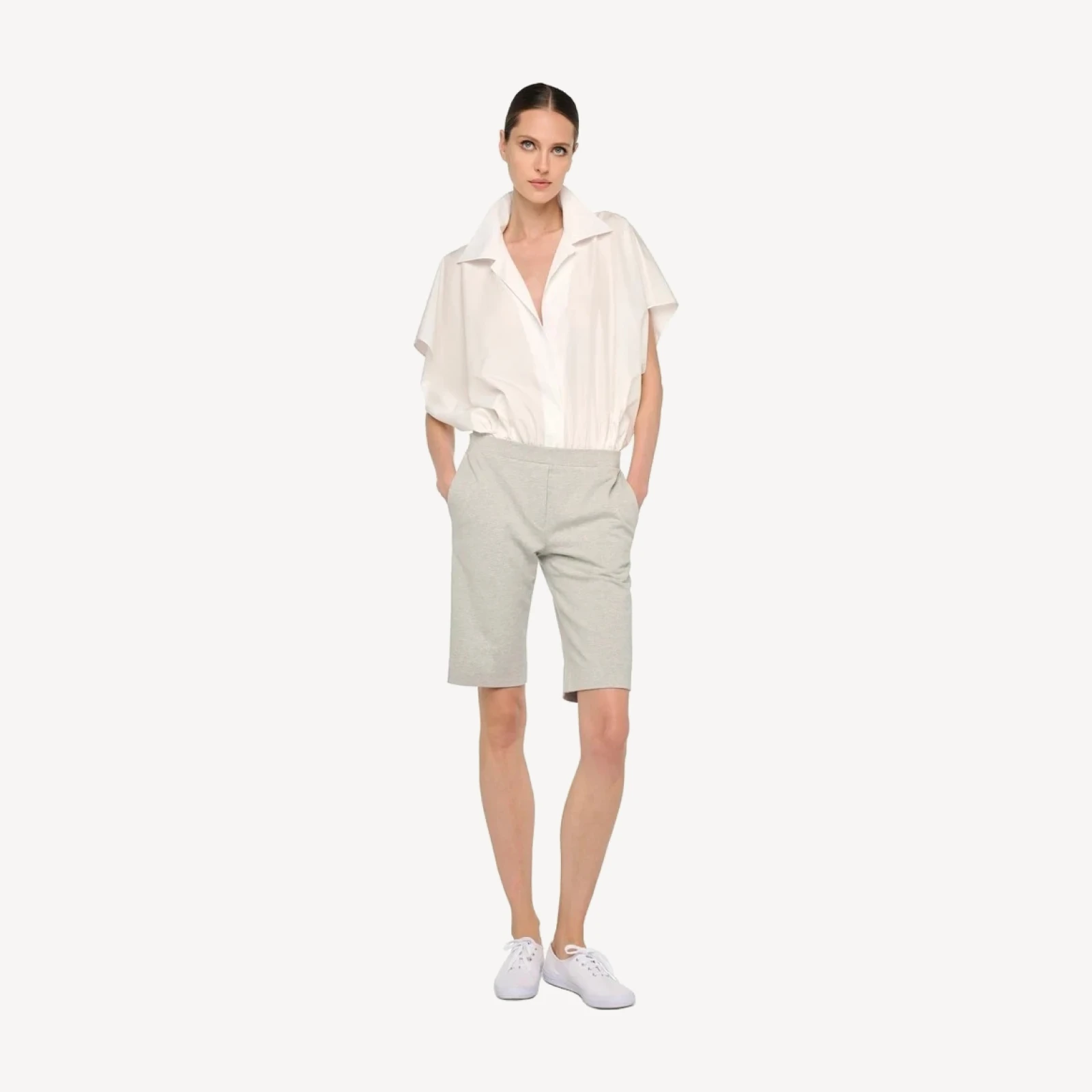 OVERSIZED SLEEVELESS NK BODYSUIT