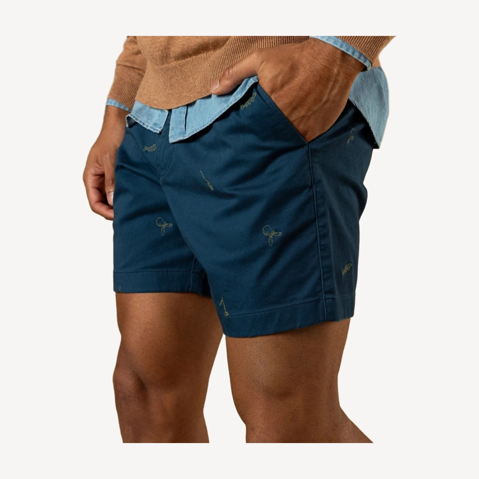 7" Limited Edition Gold School Chino Short SALE