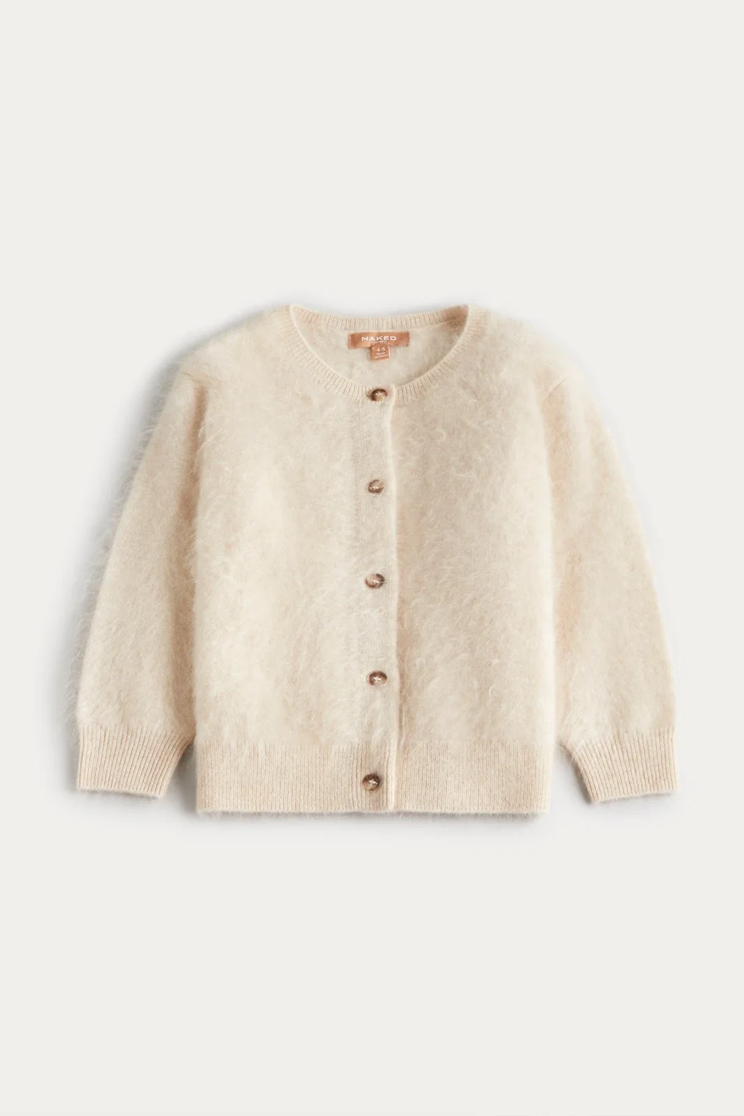 LOLA KIDS CASHMERE CARDIGAN - BARLEY