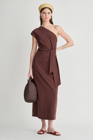 Georgie One Shoulder Maxi