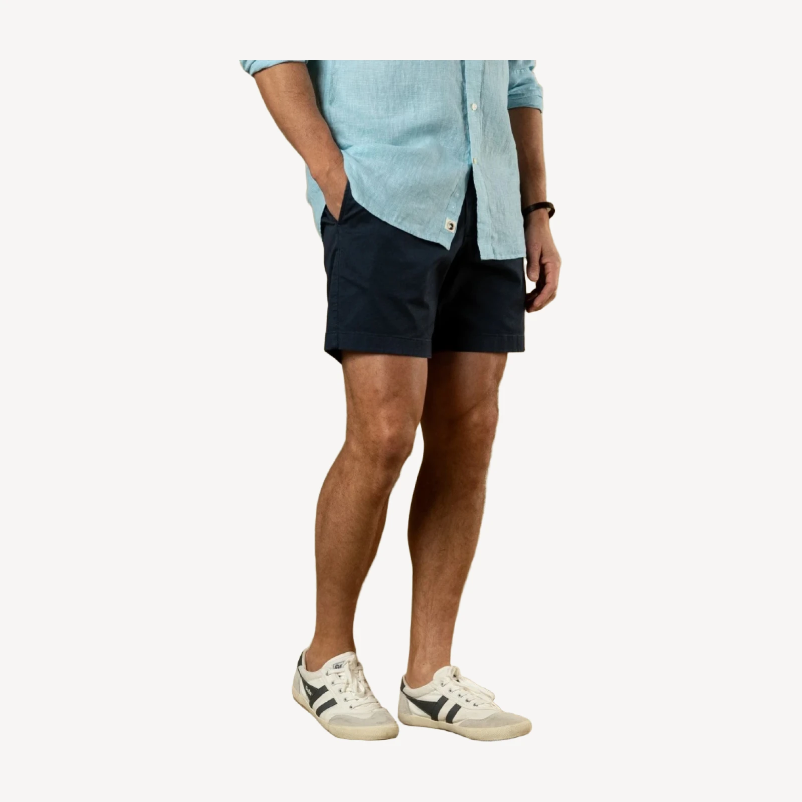7" Gold School Chino Short - Navy