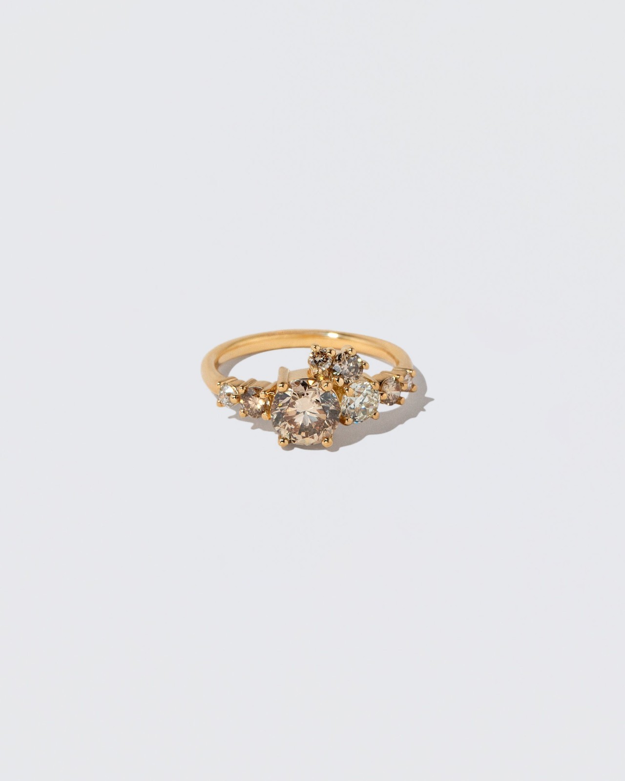 Luna Ring - Champagne Diamond