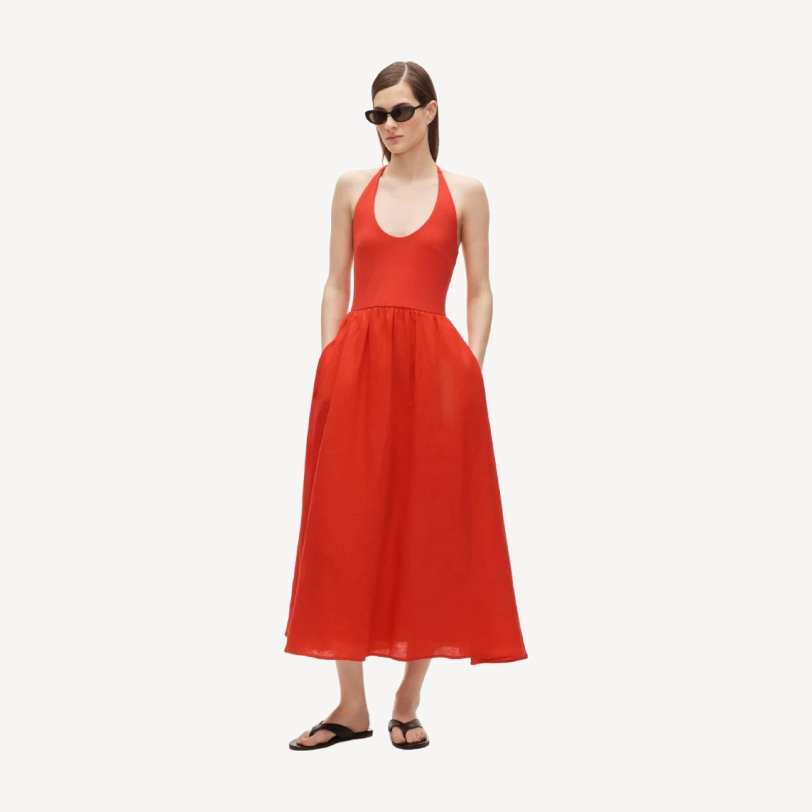 Mixy halter dress