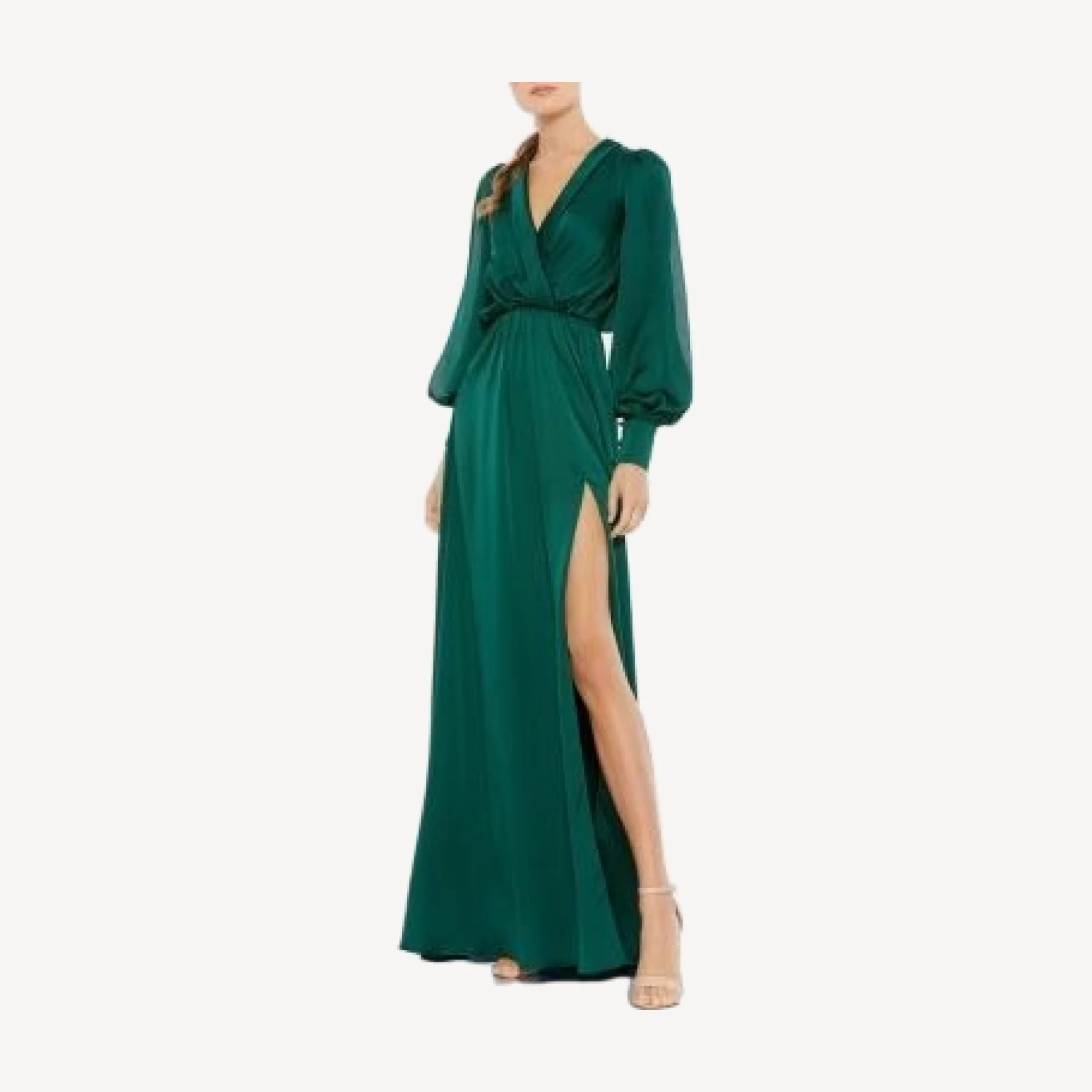 Mac Duggal Faux Wrap Gown