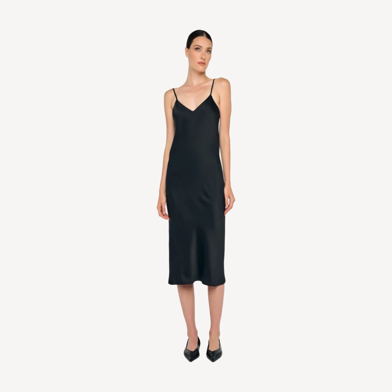 BIAS SLIP DRESS TO MIDCALF