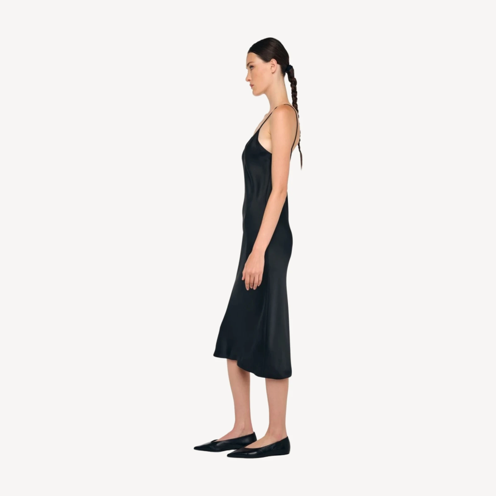 BIAS SLIP DRESS TO MIDCALF