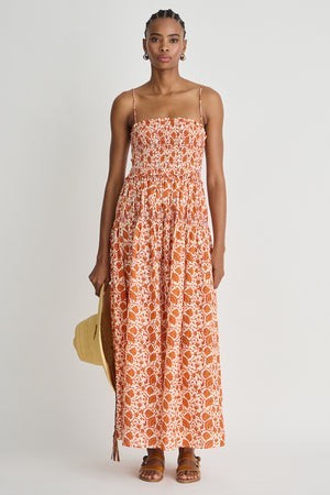 Laloux Smocked Maxi