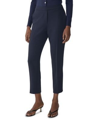 Theory Admiral Crepe Treeca Pull-On Pant