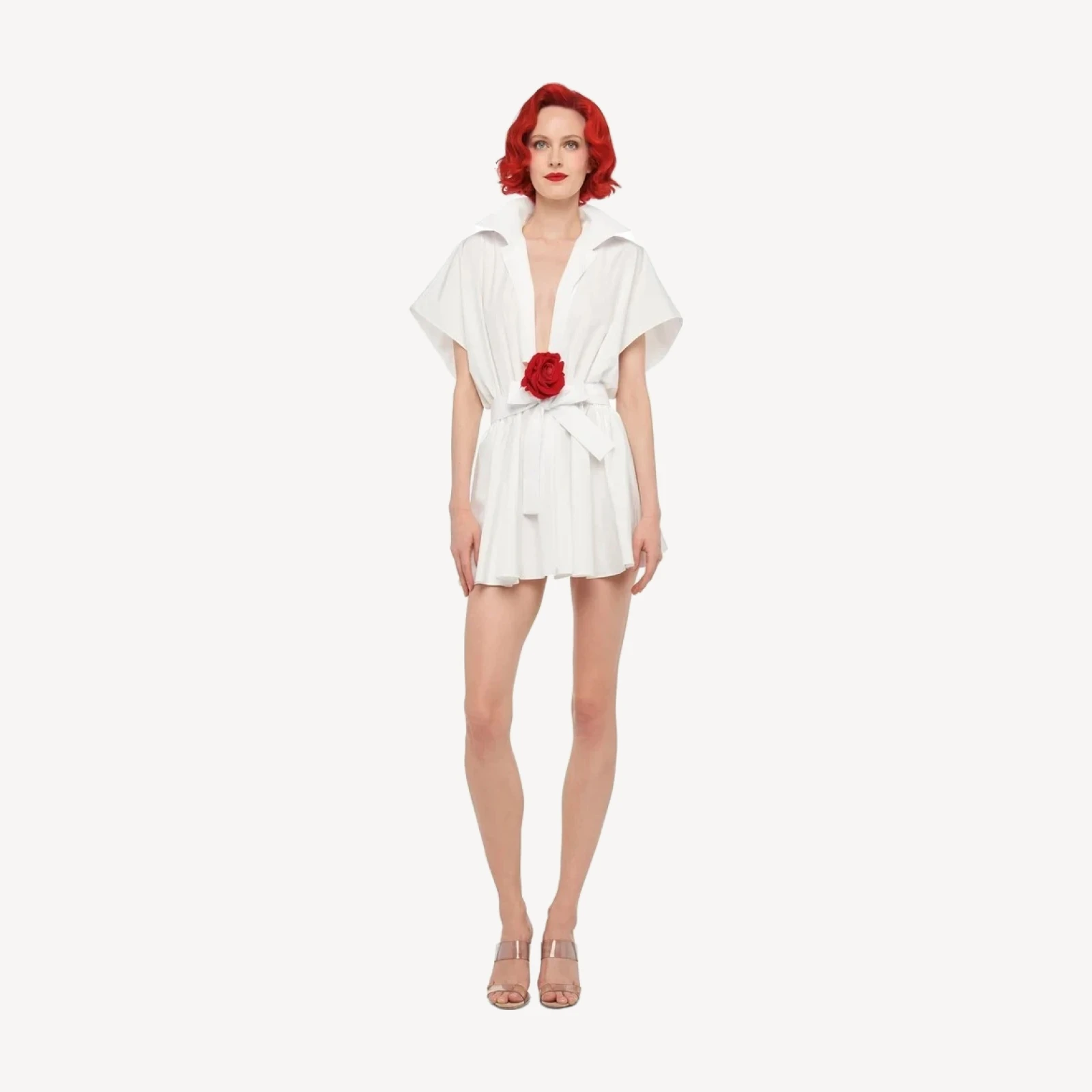 SUPER OS SLEEVELESS BF NK SHIRT FLARED MINI DRESS