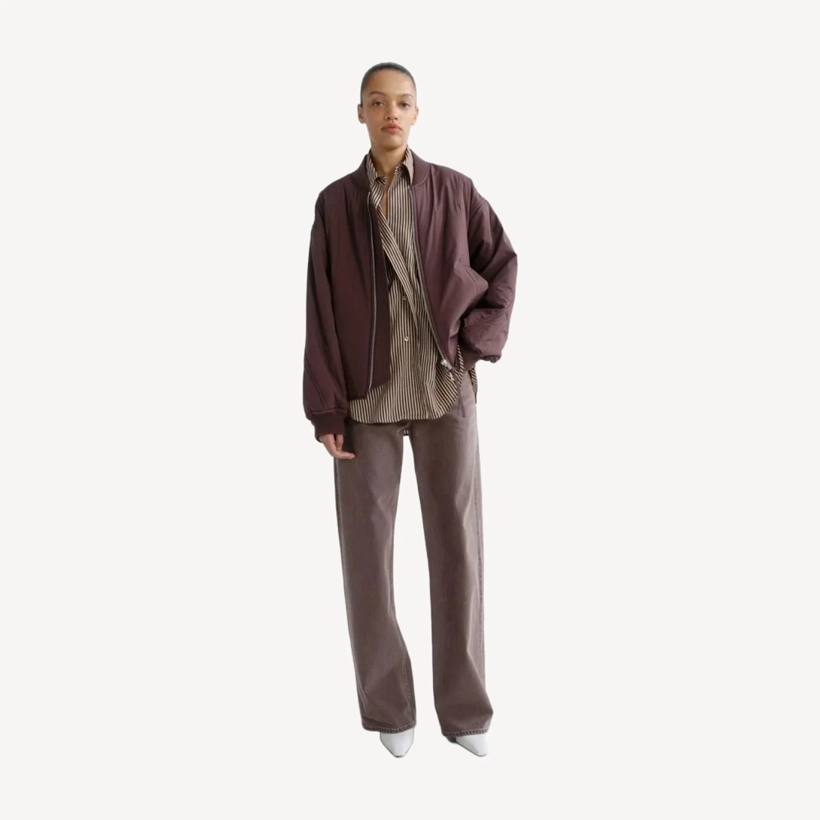 Arc Criss Cross Jean in Mauvine