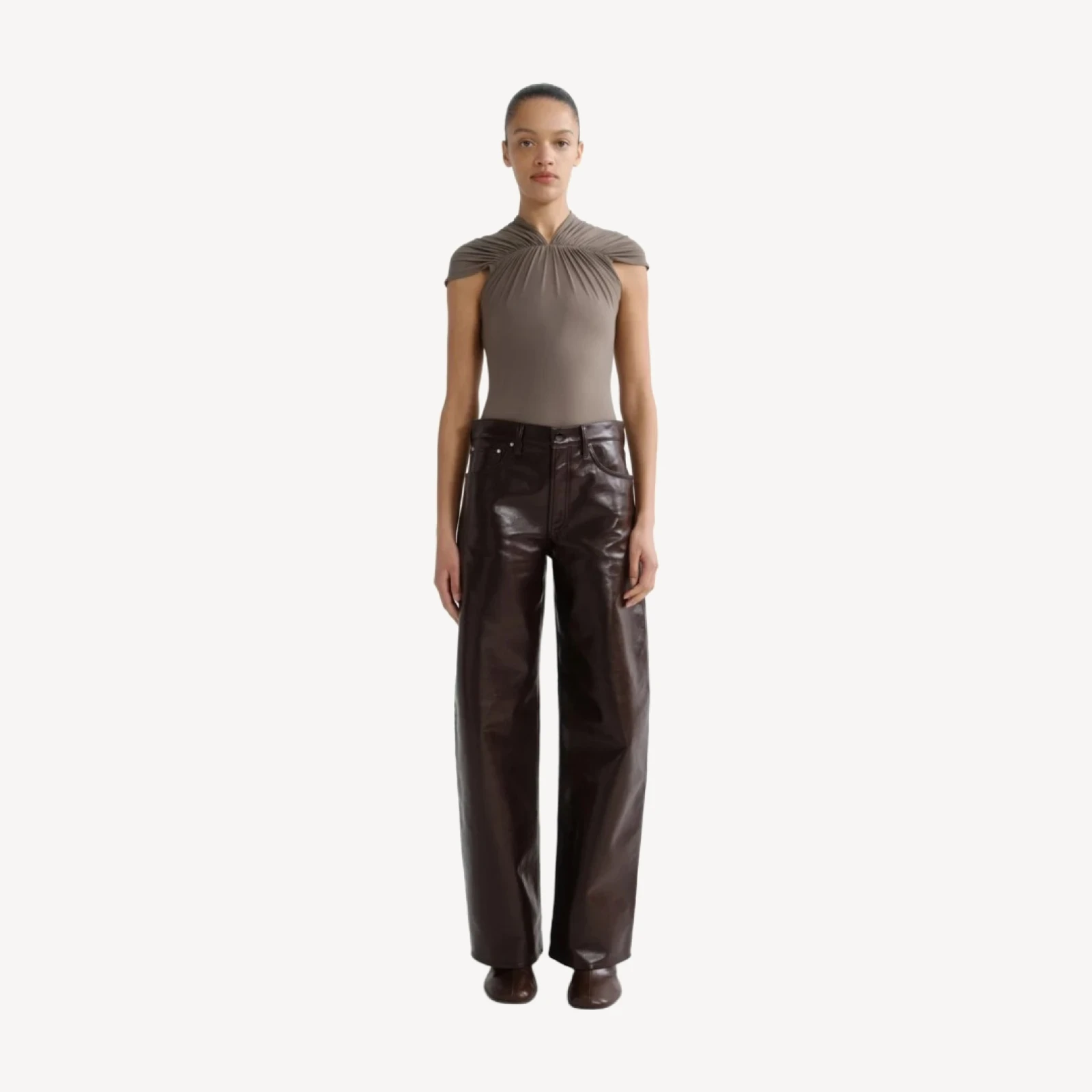 Arc Jean 32" (Recycled Leather) in Madera