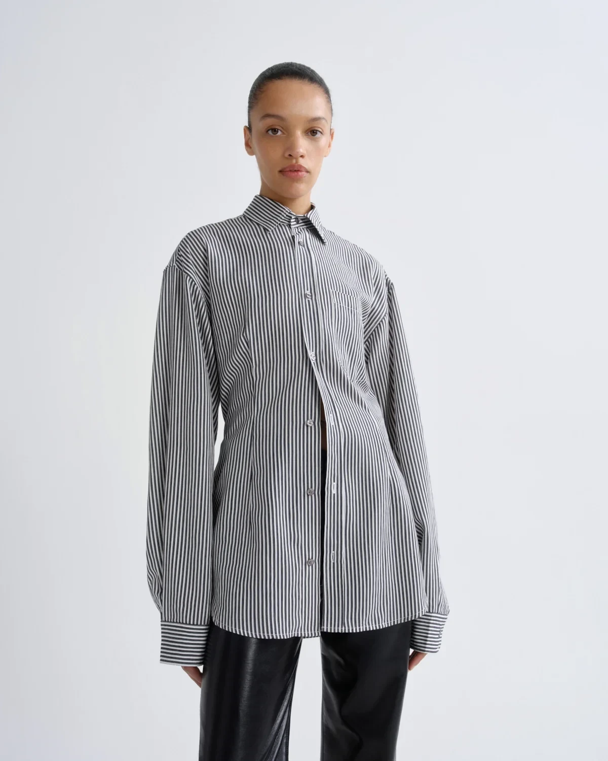 Cinch Shirt in Solene Stripe