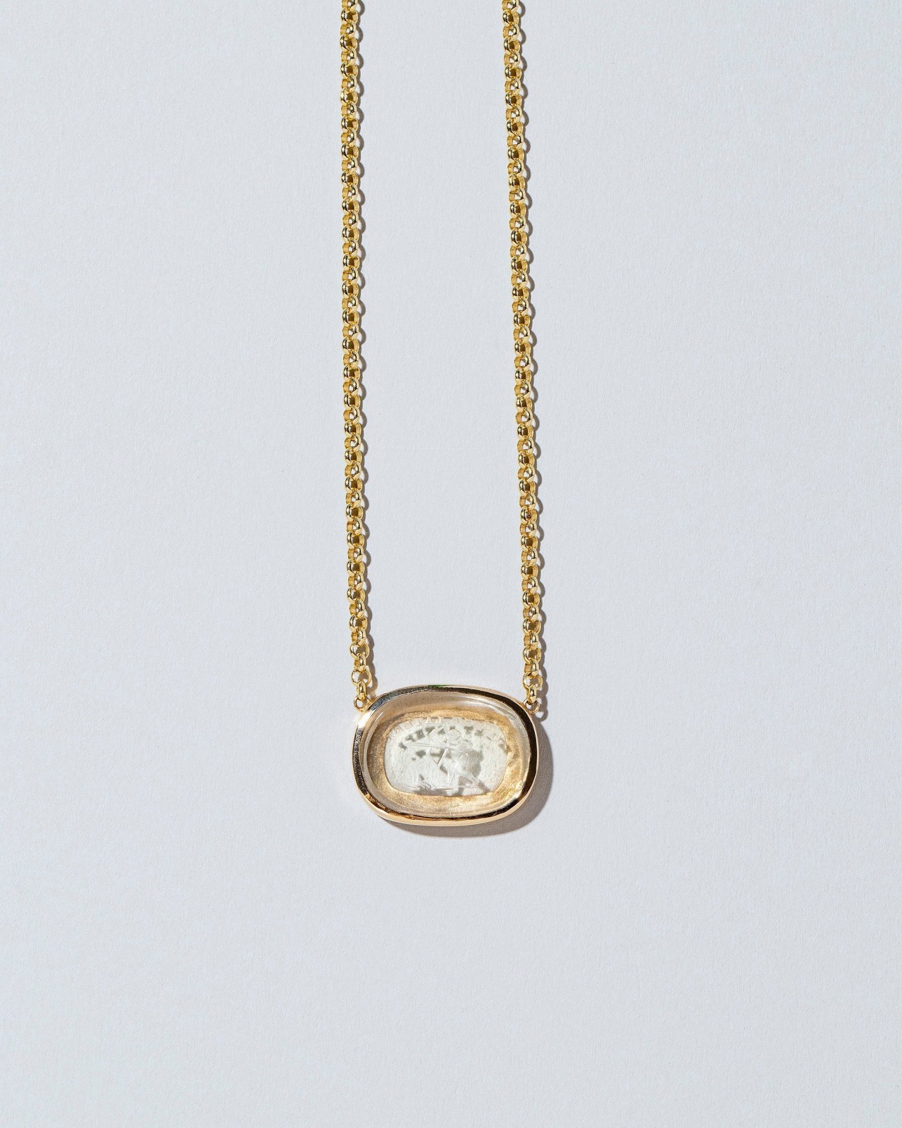 Arrow Intaglio Seal Necklace