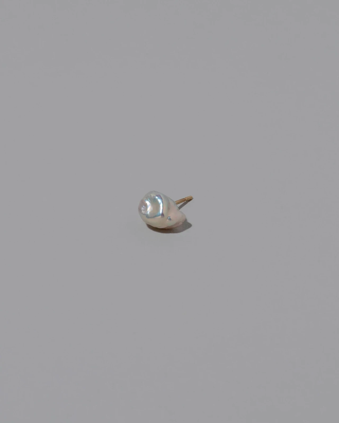 Lagniappe Pearl Stud Earring Single - Natural