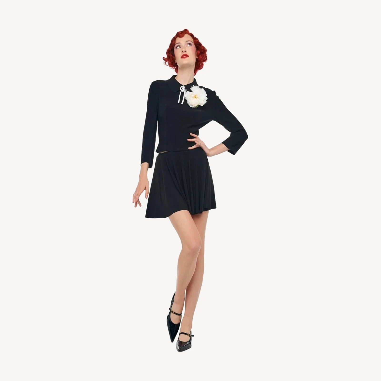 FLARED MINI SKIRT