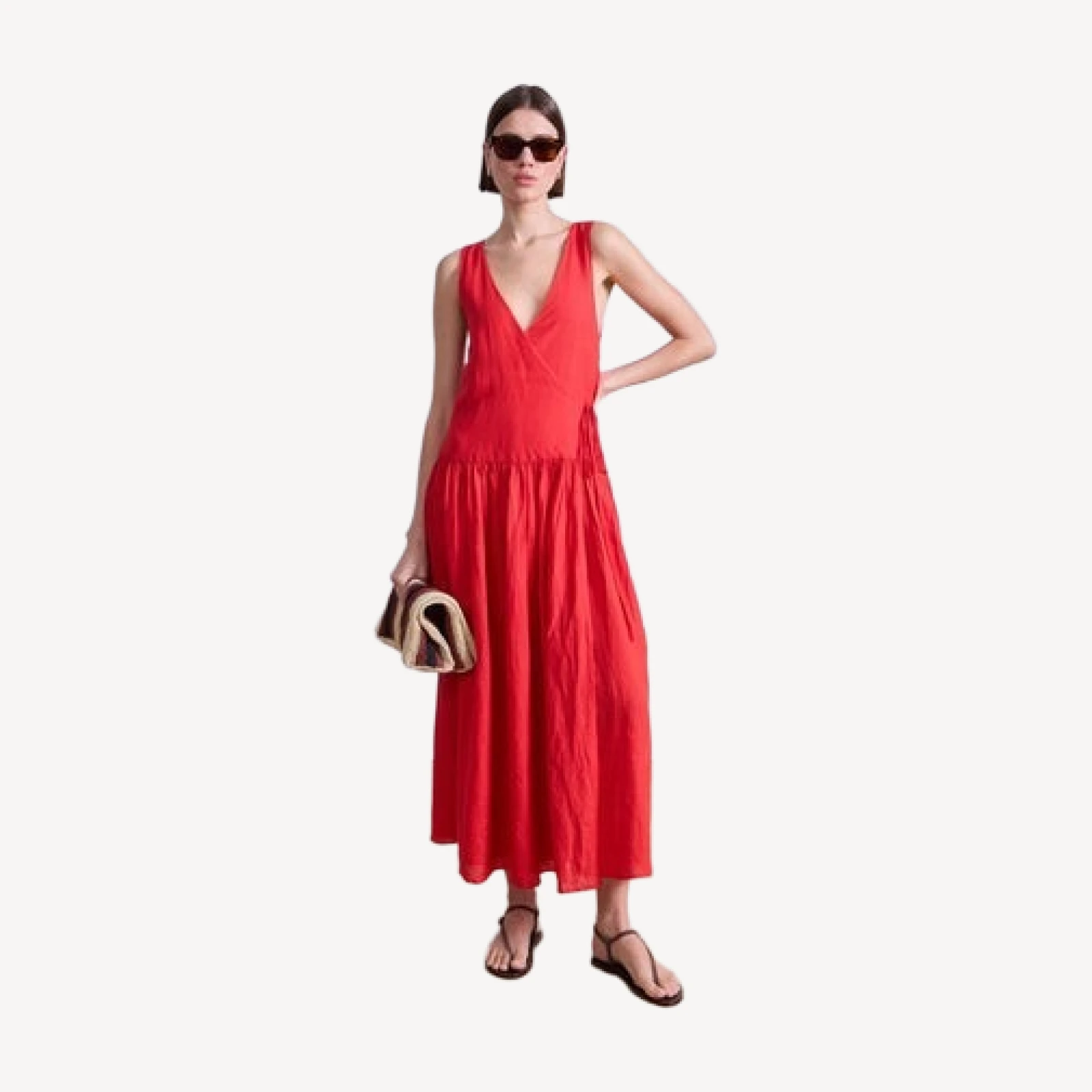 Tiered Wrap Maxi
