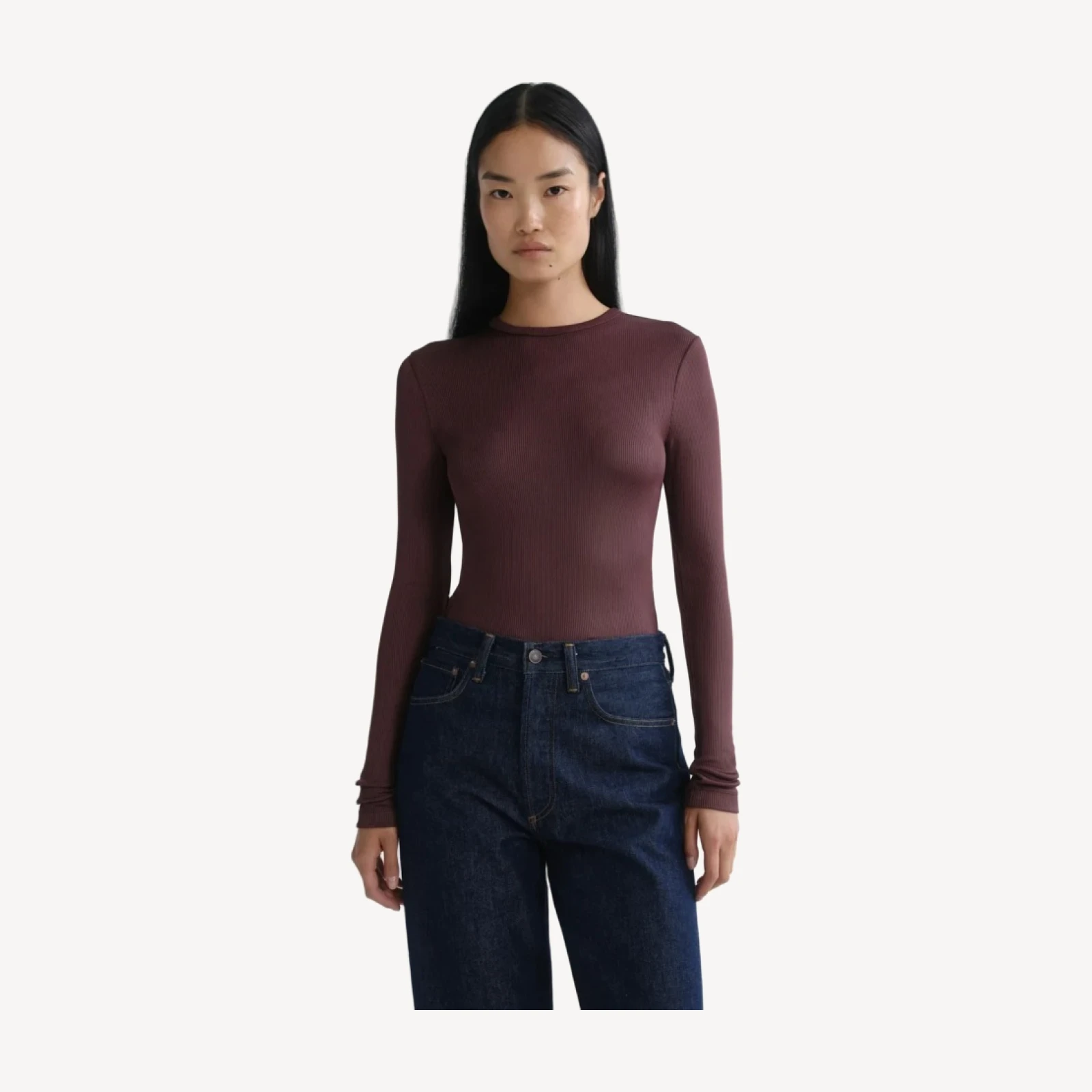 Delphi Slim Tee (Viscose) in Corinth