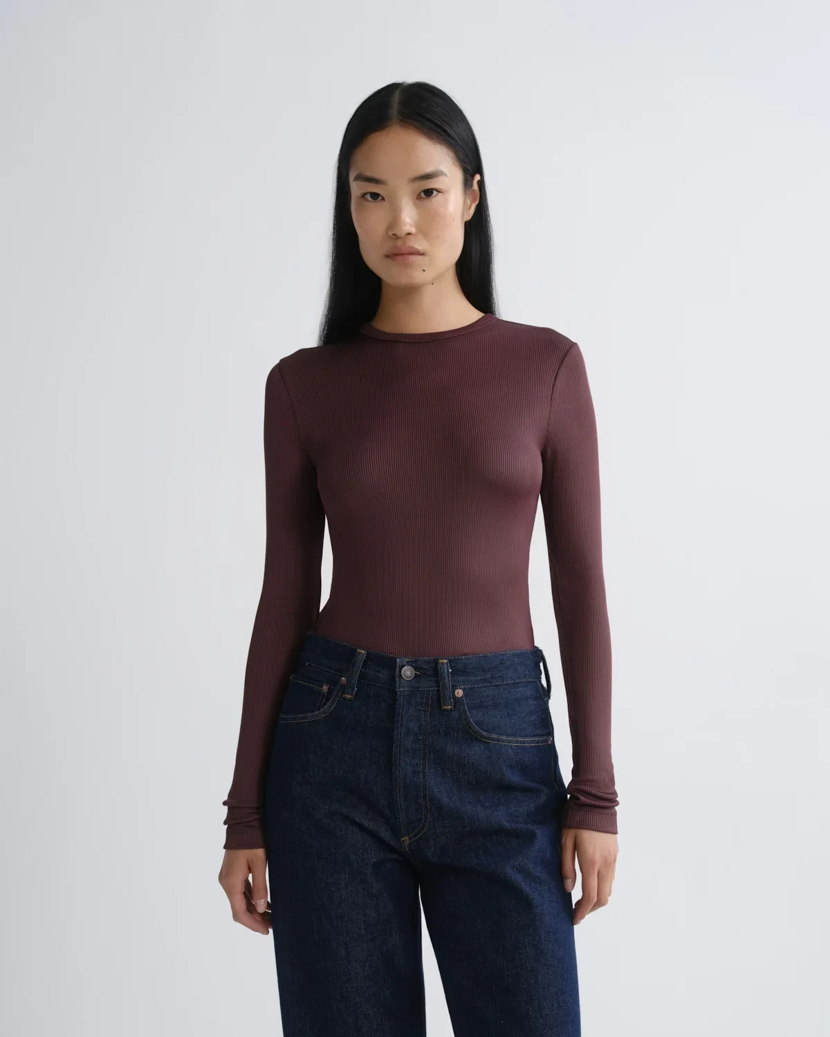 Delphi Slim Tee (Viscose) in Corinth