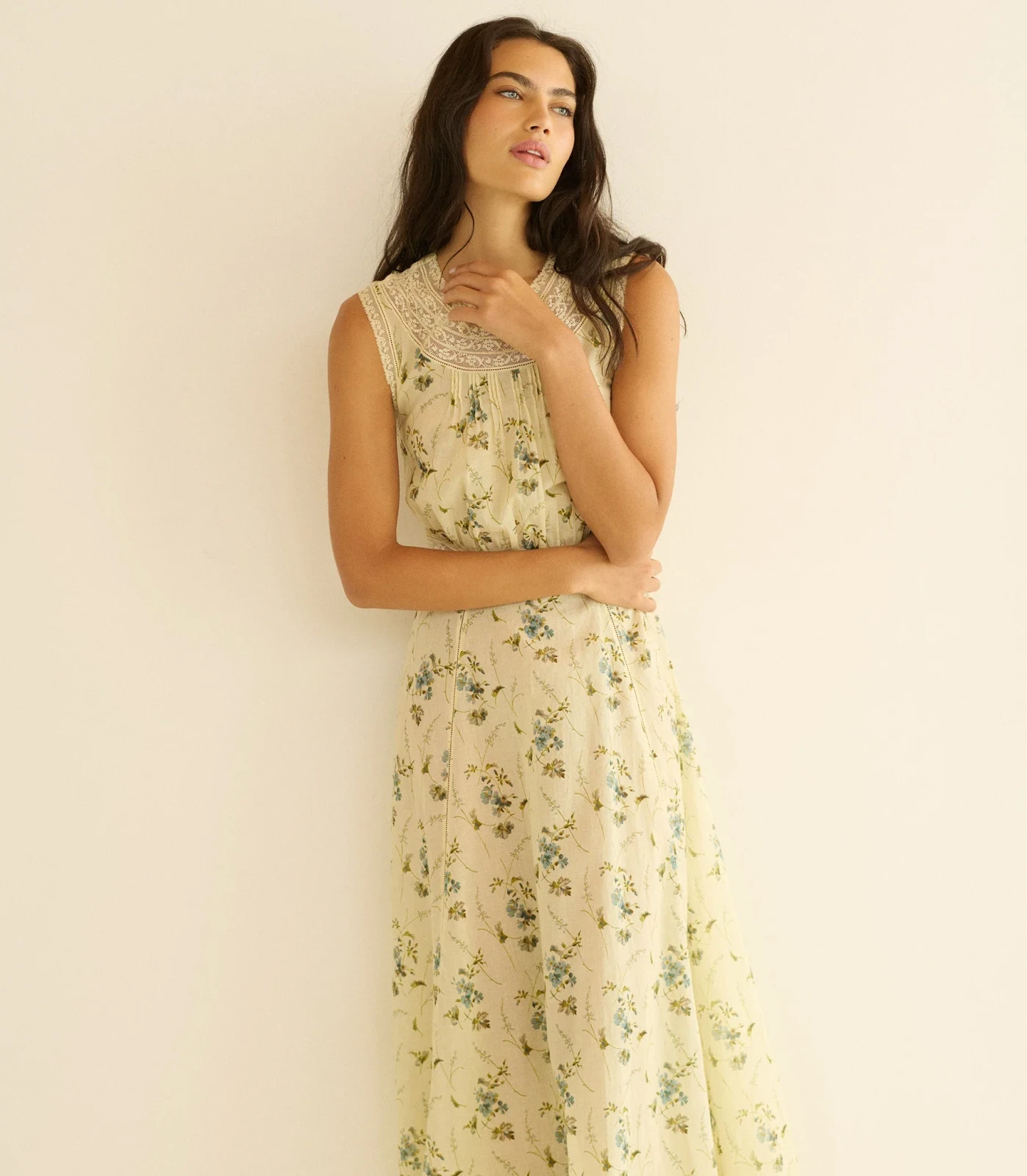 LILIANE DRESS -- SUNSHINE PRAIRIE ROSE