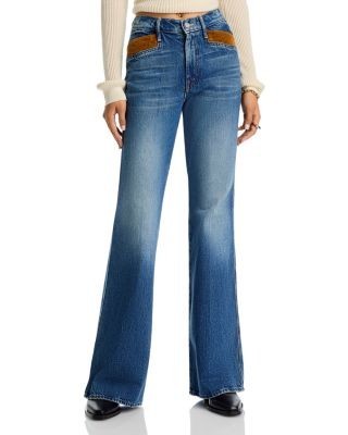Mother The Pointy Pocket Doozy Heel Jeans in Remember When