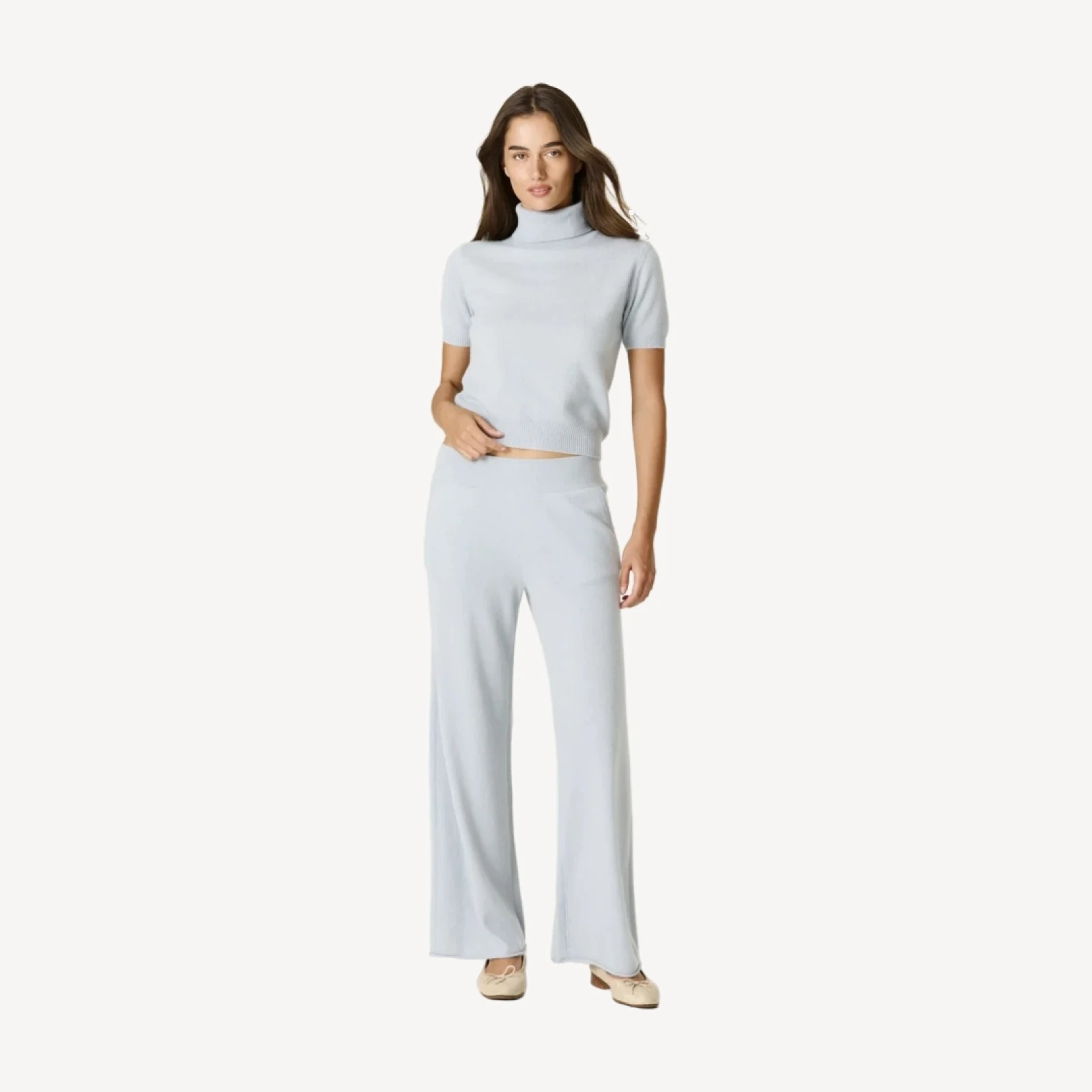 JOSEPHINE WIDE LEG PANT - ROCOCO BLUE
