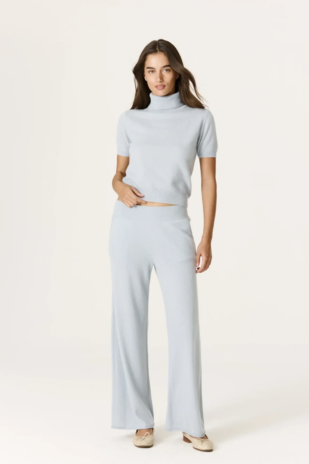 JOSEPHINE WIDE LEG PANT - ROCOCO BLUE