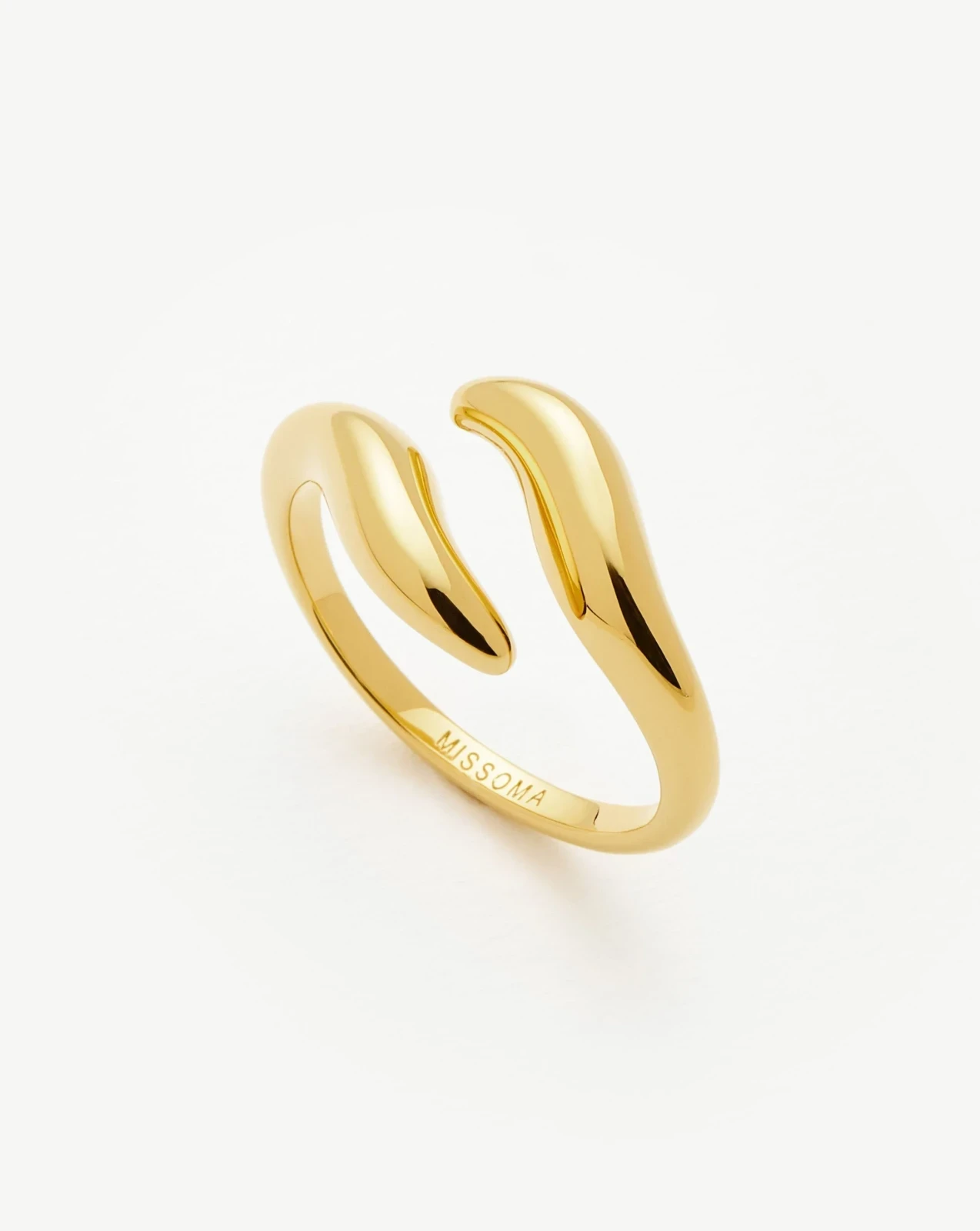 Savi Signature Open Ring | 18ct Gold Plated